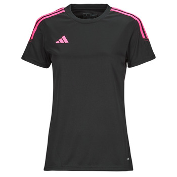 Clothing Women short-sleeved t-shirts adidas Performance TIRO23 CBTRJSYW Black / Pink