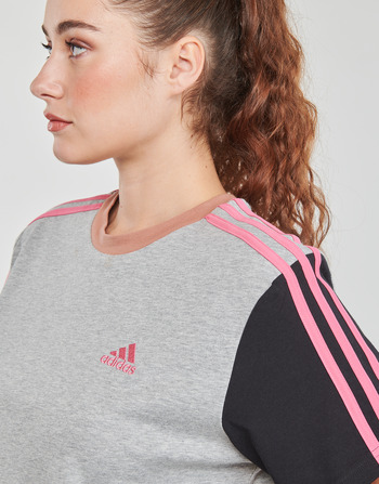 Adidas Sportswear 3S CR TOP Grey / Black / Pink