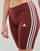 Clothing Women leggings Adidas Sportswear 3S BK SHO Brown / White