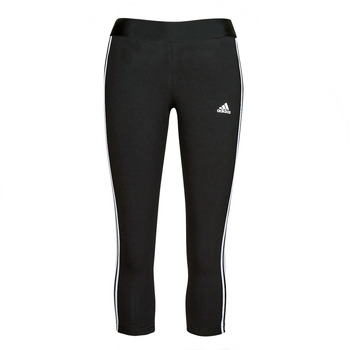 Clothing Women leggings Adidas Sportswear 3S 34 LEG Black / White