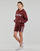 Clothing Women sweaters Adidas Sportswear LIN FT HD Brown / White