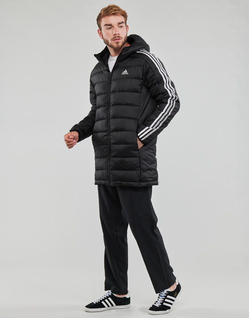 H ! Men delivery - - 3S Clothing D / 176,00 White Sportswear ESS Adidas Black | Spartoo Fast coats PA Europe Duffel L €