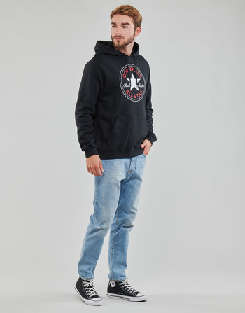 Converse GO-TO ALL STAR PATCH FLEECE PULLOVER HOODIE Black