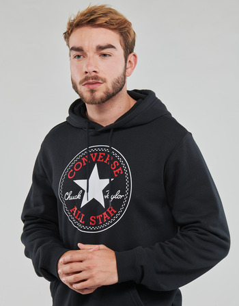 Converse GO-TO ALL STAR PATCH FLEECE PULLOVER HOODIE Black