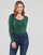 Clothing Women Long sleeved shirts Pieces PCKITTE LS TOP NOOS Green