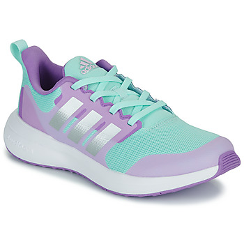 Shoes Girl Low top trainers Adidas Sportswear FortaRun 2.0 K Violet / Green