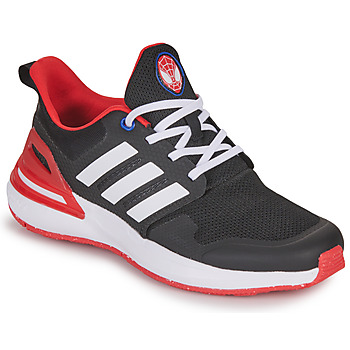 Shoes Boy Low top trainers Adidas Sportswear RAPIDASPORT  Spider-man K Black / Red