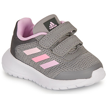 Shoes Girl Low top trainers Adidas Sportswear Tensaur Run 2.0 CF I Grey / Pink