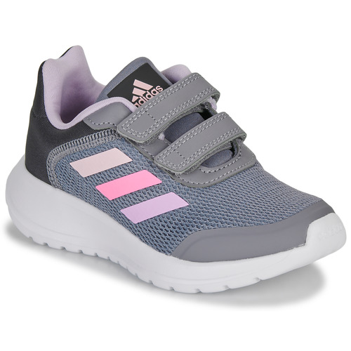 Shoes Girl Low top trainers Adidas Sportswear Tensaur Run 2.0 CF K Grey / Pink