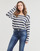 Clothing Women jumpers Only ONLLIRA L/S STRING TOP JRS Marine