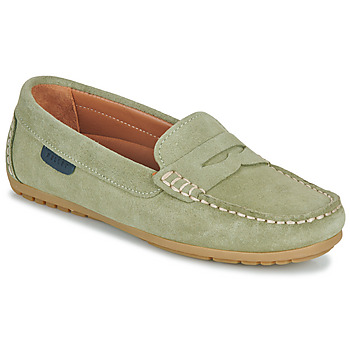 Shoes Women Loafers Pellet CADORNA Velvet / Mint