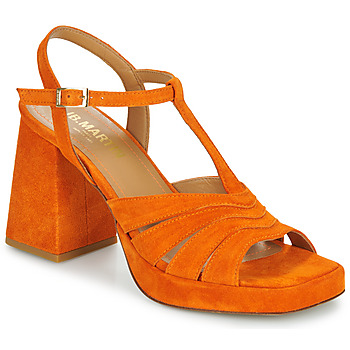 Shoes Women Sandals JB Martin MUCCIA Crust / Orange