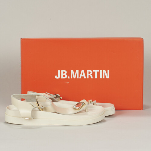 Shoes Women Sandals JB Martin ALEO Buffle / Off / White