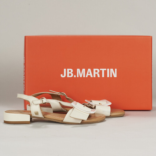 Shoes Women Sandals JB Martin AIMANTE Nappa / Chalk
