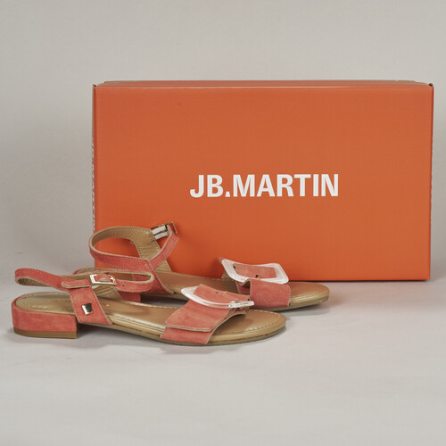 Shoes Women Sandals JB Martin AIMANTE Goat / Velvet / Pink