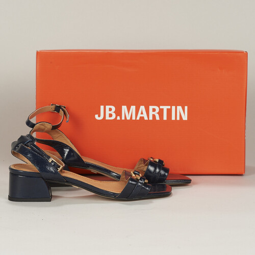Shoes Women Sandals JB Martin VITAMINE Veal / Vintage / Marine