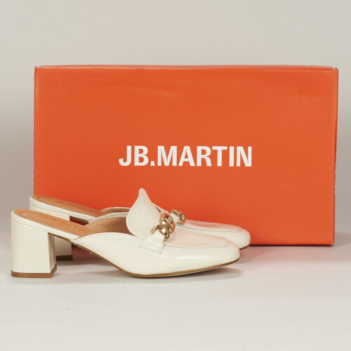 Shoes Women Mules JB Martin VALENCIA Vintage / Off / White