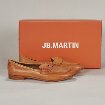 Shoes Women Loafers JB Martin MABELLE Nappa / Orange