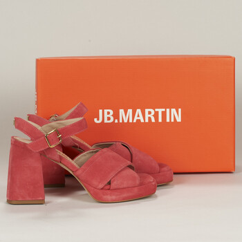 Shoes Women Sandals JB Martin ORPHEE Crust / Velvet / Pink