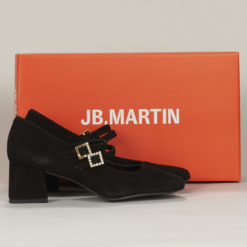 Shoes Women Ballerinas JB Martin VISATO Goat / Velvet / Black