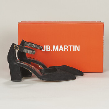 Shoes Women Court shoes JB Martin ELEONORE Goat / Velvet / Black
