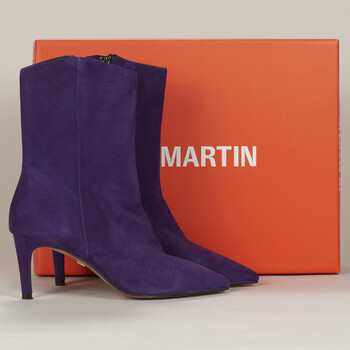 Shoes Women Ankle boots JB Martin EMMY Goat / Velvet / Violet