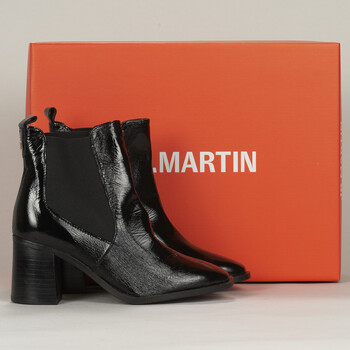 Shoes Women Ankle boots JB Martin VERONICA Veal / Vintage / Black