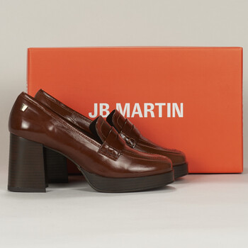 Shoes Women Loafers JB Martin VINNY Veal / Vintage / Cognac
