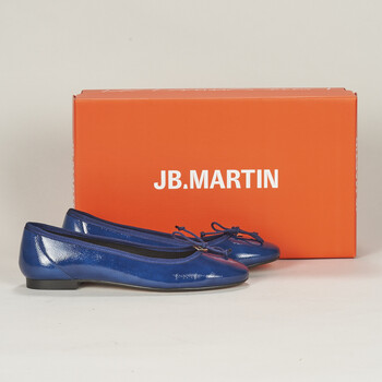 Shoes Women Ballerinas JB Martin STORY Varnish / Blue / Rock