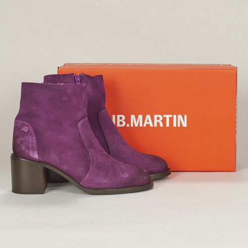 Shoes Women Ankle boots JB Martin BENITA Crust / Oiled / Violet