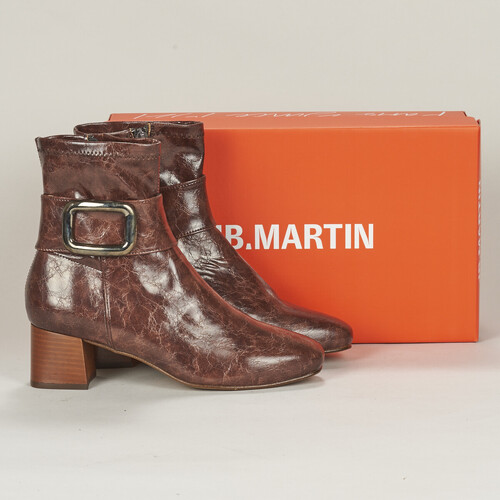 Shoes Women Ankle boots JB Martin ADORABLE Canvas / Vintage / St / Cognac