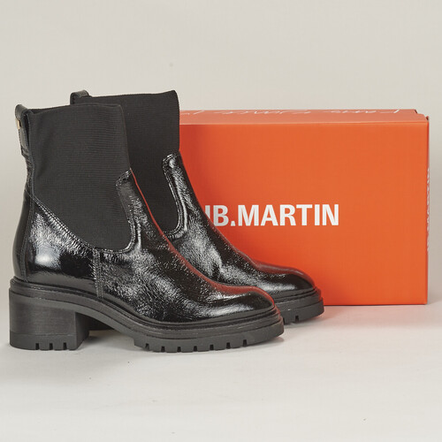 Shoes Women Ankle boots JB Martin IVANA Varnish / Black