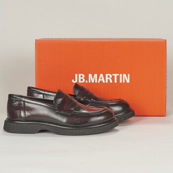 Shoes Women Loafers JB Martin HAZEL Veal / Polido / Bordeaux