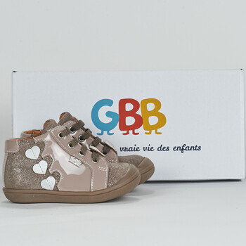 Shoes Girl High top trainers GBB  Beige