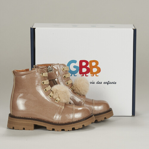 Shoes Girl Mid boots GBB  Beige