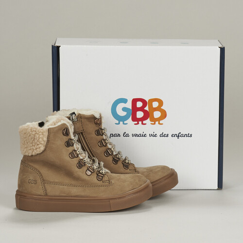 Shoes Girl Mid boots GBB  Beige