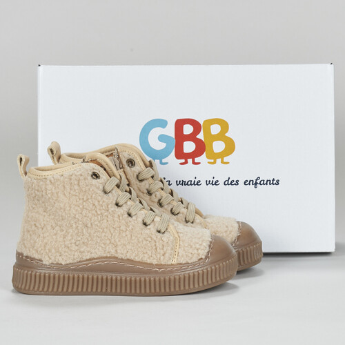 Shoes Girl High top trainers GBB ROBINE Beige