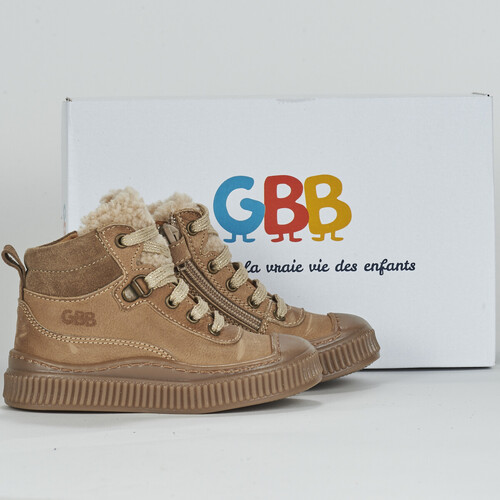 Shoes Girl High top trainers GBB  Beige