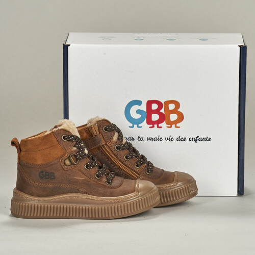 Shoes Girl High top trainers GBB  Brown