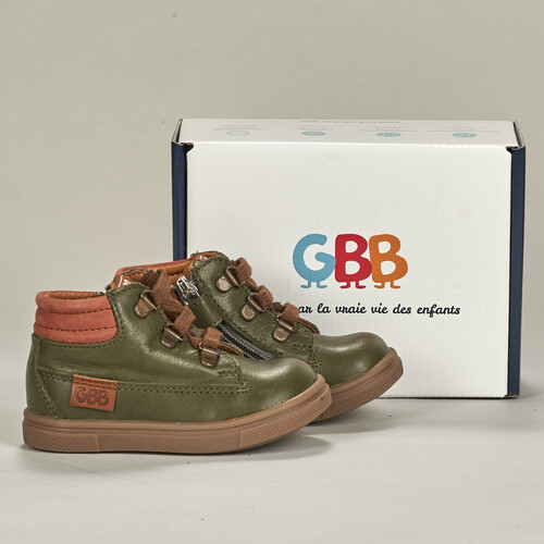 Shoes Boy High top trainers GBB GERVAIS Green