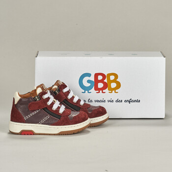 Shoes Boy High top trainers GBB VALDECK Red