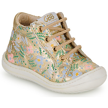 Shoes Girl High top trainers GBB FLEXOO BABY Gold