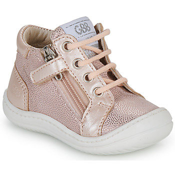 Shoes Girl High top trainers GBB FLEXOO ZIPETTE Pink