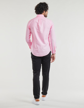 Polo Ralph Lauren CHEMISE AJUSTEE SLIM FIT EN OXFORD LEGER Pink