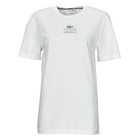 Clothing Women short-sleeved t-shirts Lacoste TH1147 White