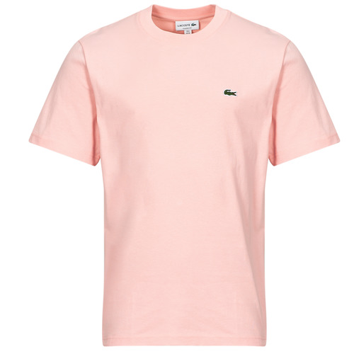 Clothing Men short-sleeved t-shirts Lacoste TH7318 Pink