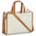 Bags Women Shopper bags Lacoste HERITAGE CANVAS ZIPPE Beige