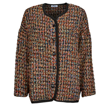 Clothing Women Jackets / Blazers Betty London KAREN Black / Multicolour