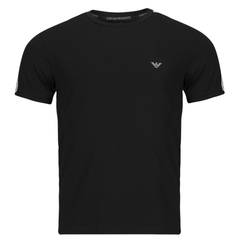 Clothing Men short-sleeved t-shirts Emporio Armani CORE LOGOBAND Black