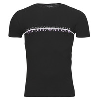Clothing Men short-sleeved t-shirts Emporio Armani THE NEW ICON Black
